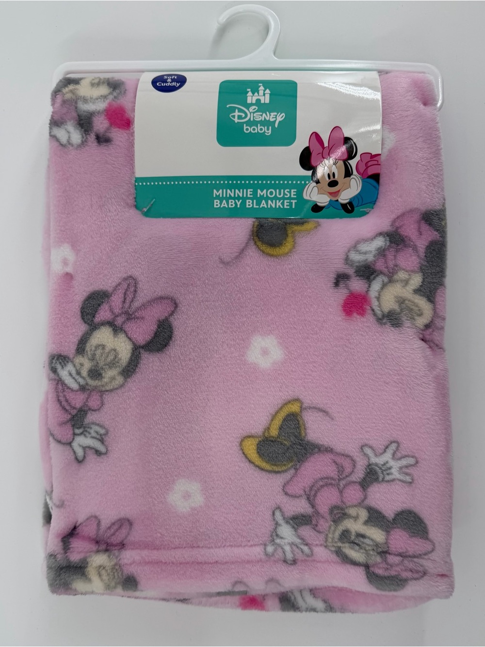 Disney Minnie Mouse Pink Fleece Baby Blanket